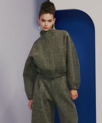 Sov. / ツイードボンディングブルゾン OUTERS Night STORE