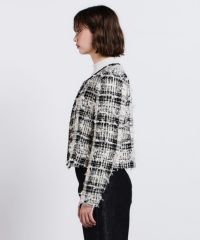 Sov. / ノーカラーツイードジャケット OUTERS Night STORE