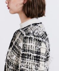 Sov. / ノーカラーツイードジャケット OUTERS Night STORE