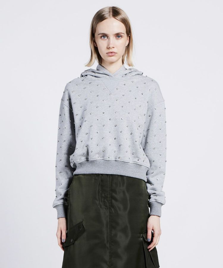 DSC / ラインストーンミニパーカー TOPS Night STORE | ダブル