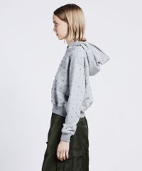 更にお値下げ！DSC／ライストーンスエット DSC / ラインストーンミニパーカー TOPS Night STORE | ダブル