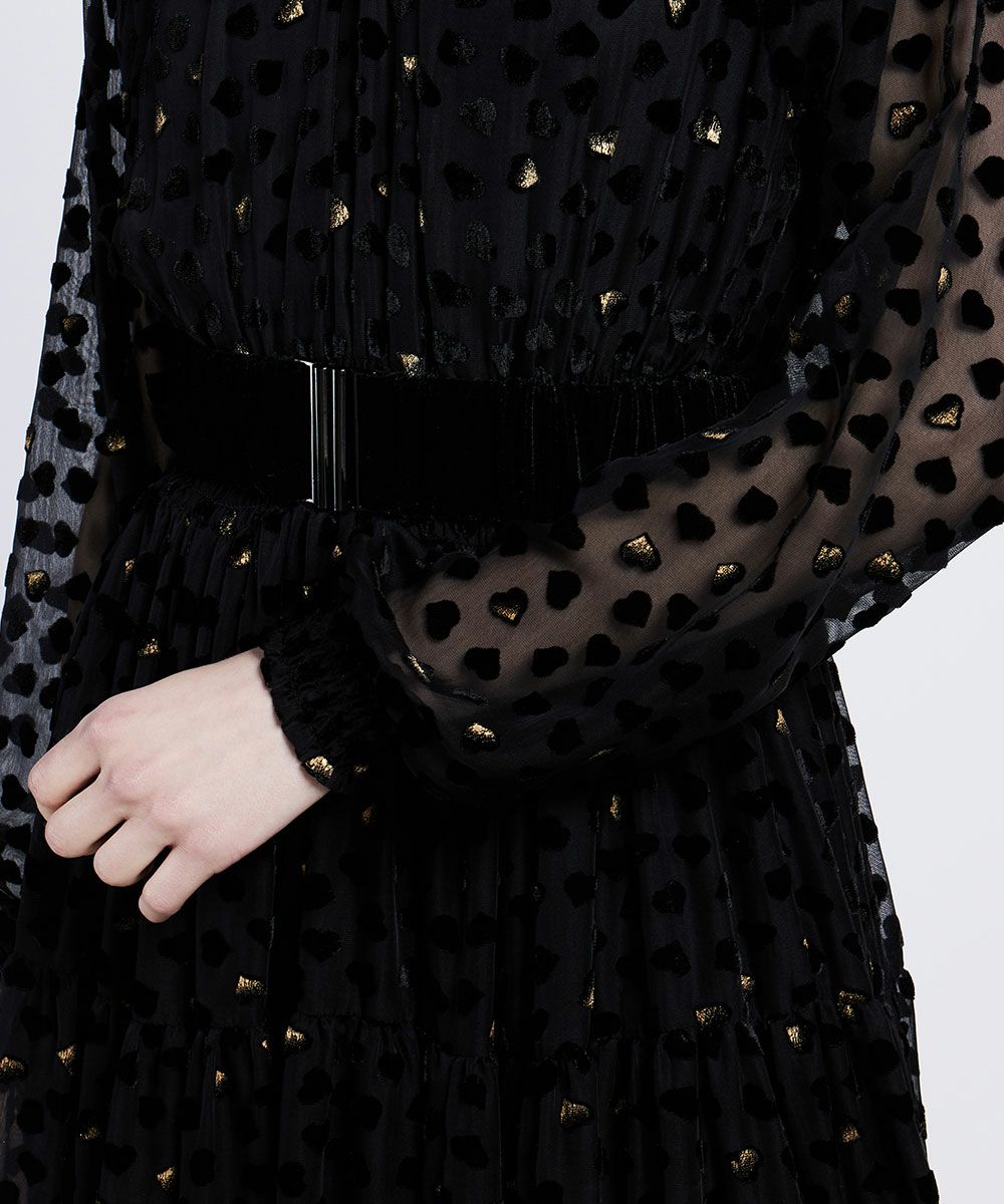 DSC / ハートオパールシャーリングワンピース DRESS Night STORE  