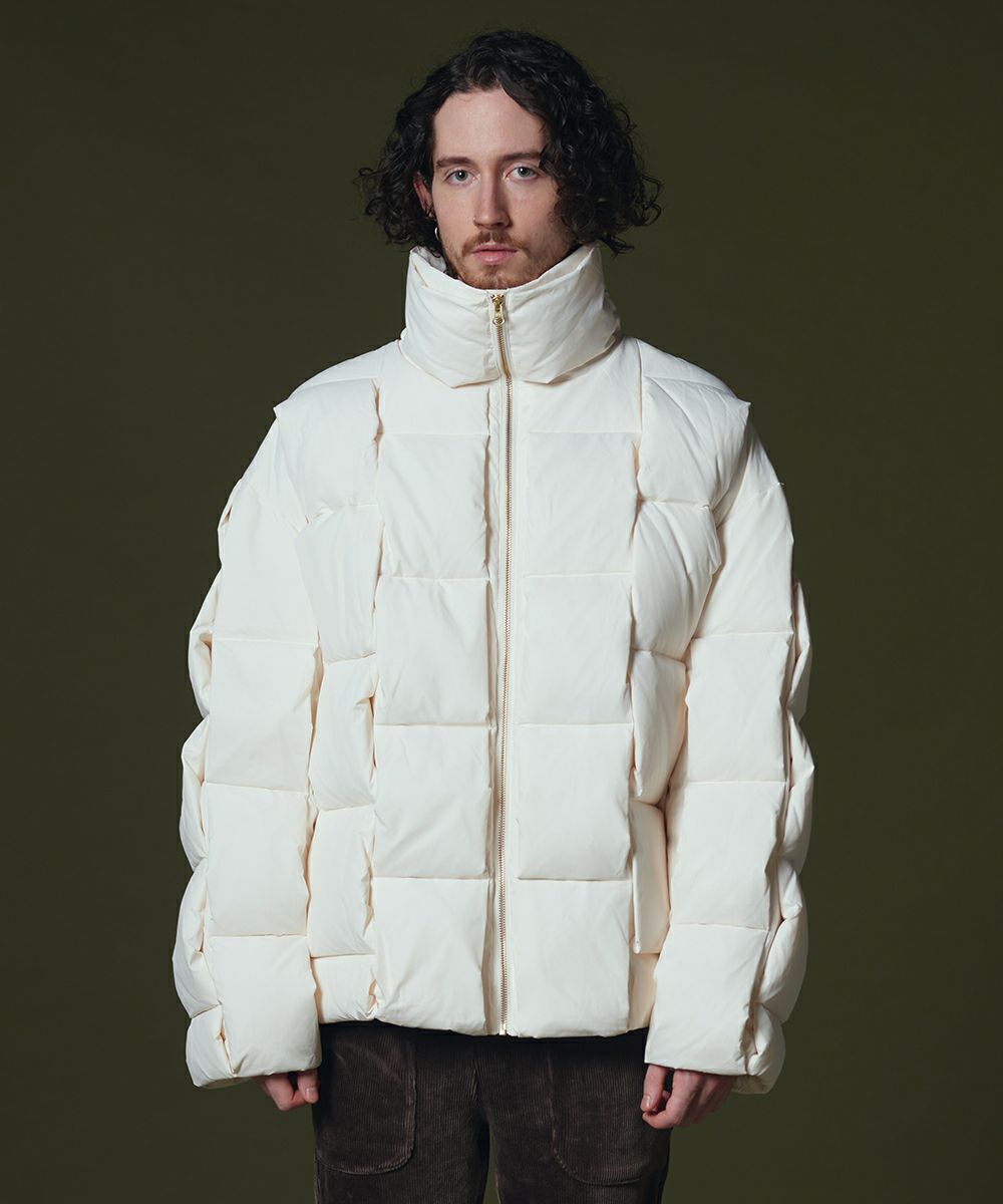 D/him イントレチャートダウンブルゾン(SALE) OUTERS Night 