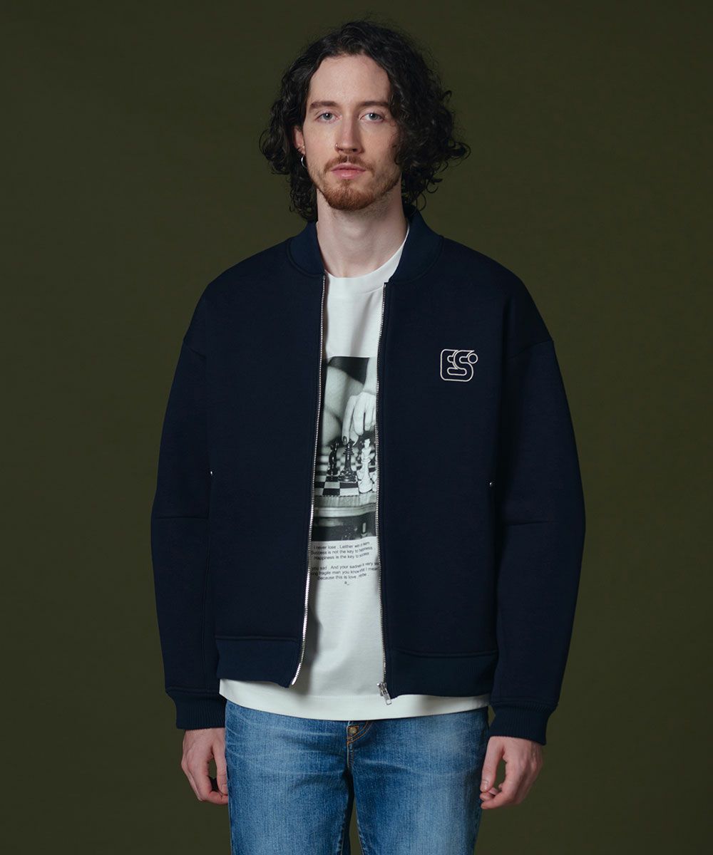 D/him ESSENTIAL ダンボールニットブルゾン OUTERS Night STORE 