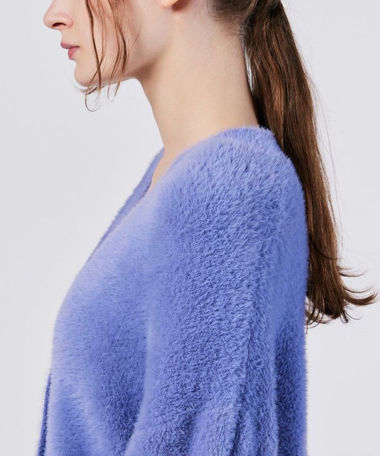 【クーポン対象外】 Sov. STORE Night TOPS シャギーモールカーディガン(SALE) / トップス