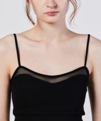 Sov. / カップ付シースルーキャミソール TOPS Night STORE