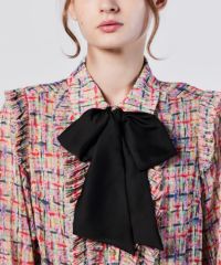 Sov. / シフォンボウタイブラウス TOPS Night STORE | ダブル