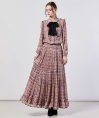 Sov.（ソブ）の「フラワーシフォンボウタイブラウス（シャツ
