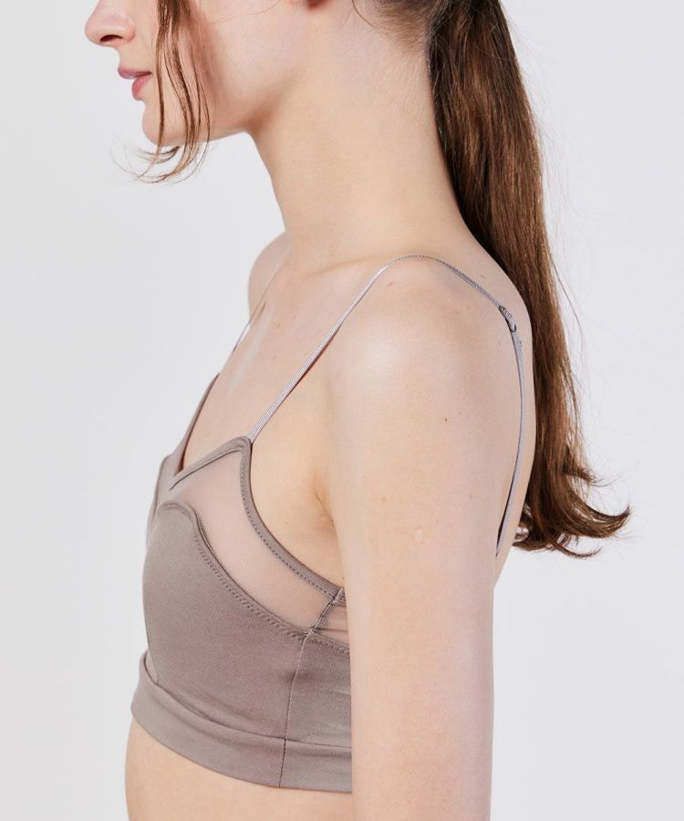 Sov. / シースルーブラトップ TOPS Night STORE | ダブル
