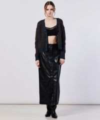 Sov./ カップ付シースルーキャミソール（インナーウェア/肌着