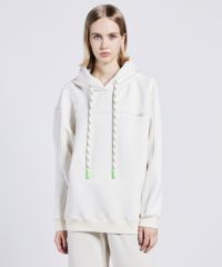 ESSENTIAL / バックプリントダンボールフーディー TOPS Night STORE