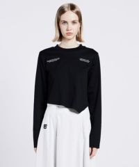 ESSENTIAL / シルケットスムースクロップドカットソー TOPS