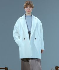 Sov. / ウールダブルロングジャケット(SALE) OUTERS Night STORE