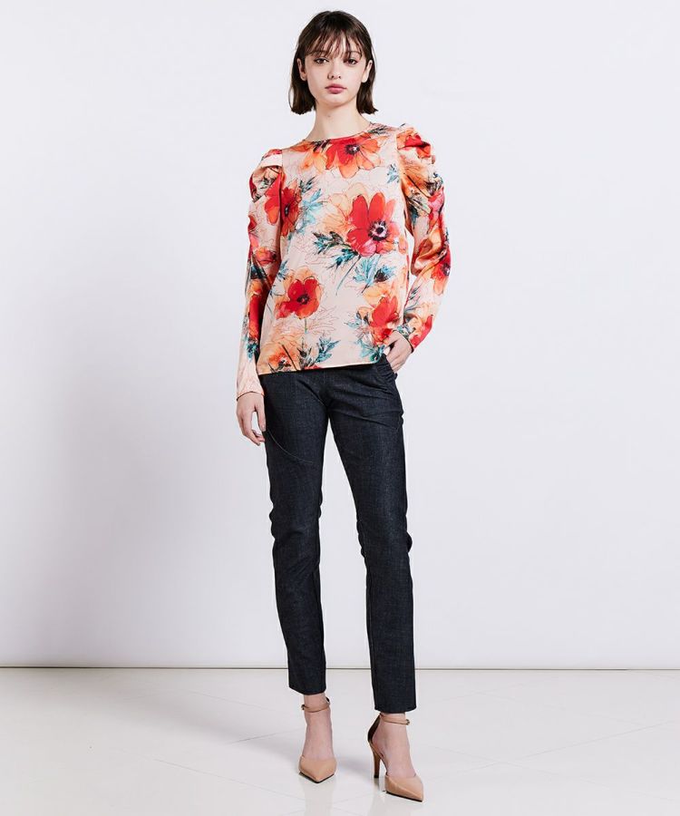 本日限定価格！DOUBLE STANDARD CLOTHING フラワーサテン Amazon | [ダブルスタンダードクロージング] Sov.フラワーサテン