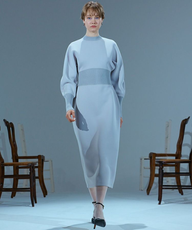 Sov. / エアロダンボールニットワンピース(SALE) DRESS Night