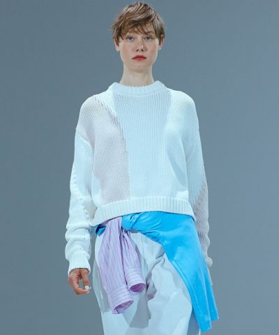 即購入可！！ ダブルスタンダードクロージング ラメジャガードニット★ DSC / ローゲージインターシャニット(SALE) TOPS Night STORE