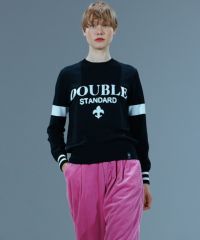 DOUBLE STANDARD CLOTHING - 未使用♦DOUBLE STANDARD CLOTHING Dロゴワッペンニット DOUBLE STANDARD CLOTHING（ダブルスタンダードクロージング）の
