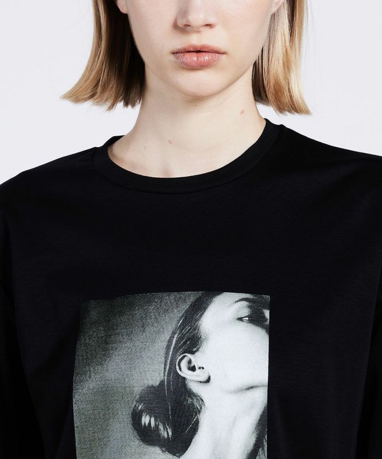 ダブルスタンダードクロージング　ロンT ブラック DSC / グラフィックロングスリーブTシャツ(SALE) TOPS Night