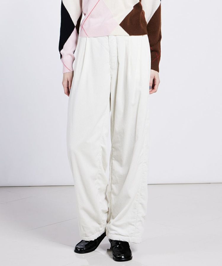 DSC / コーデュロイワイドパンツ BOTTOMS Night STORE | ダブル