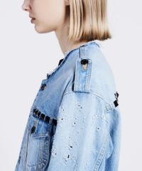 DSC / スタッズデニムジャケット OUTERS Night STORE | ダブル