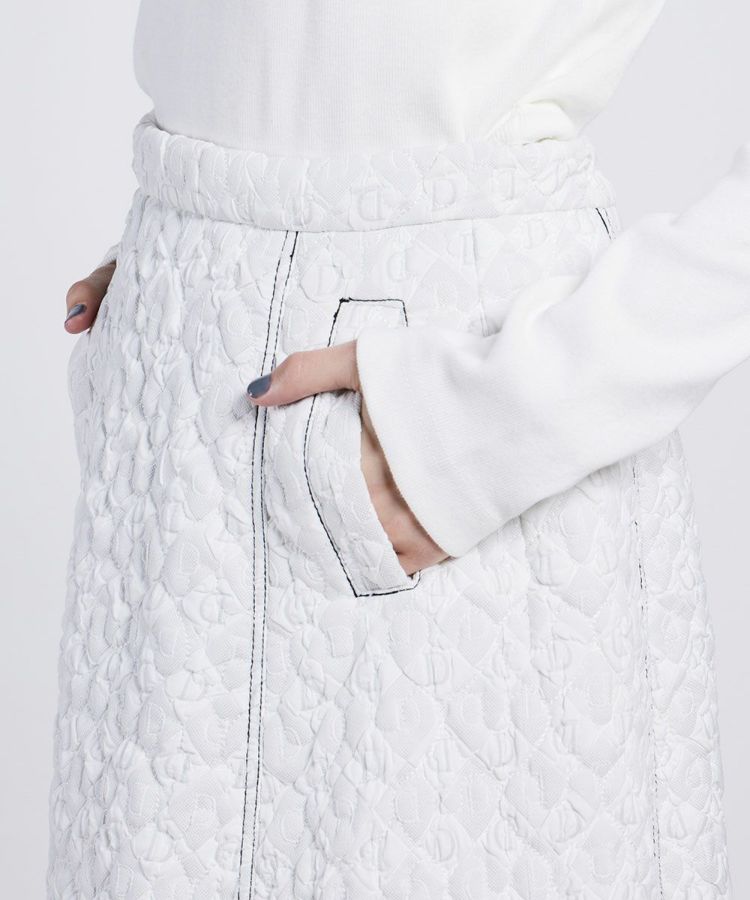 DSC / Dプリントキルティングスカート BOTTOMS Night STORE | ダブル