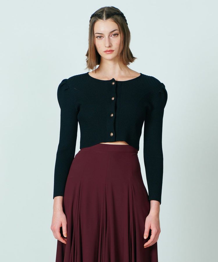 Sov. / SNOWYリブニットカーディガン TOPS Night STORE | ダブル