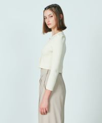 Sov.DOUBLE STANDARD CLOTHING ニットカーディガン Sov. / フラワーレースニットカーディガン TOPS Night STORE | ダブル