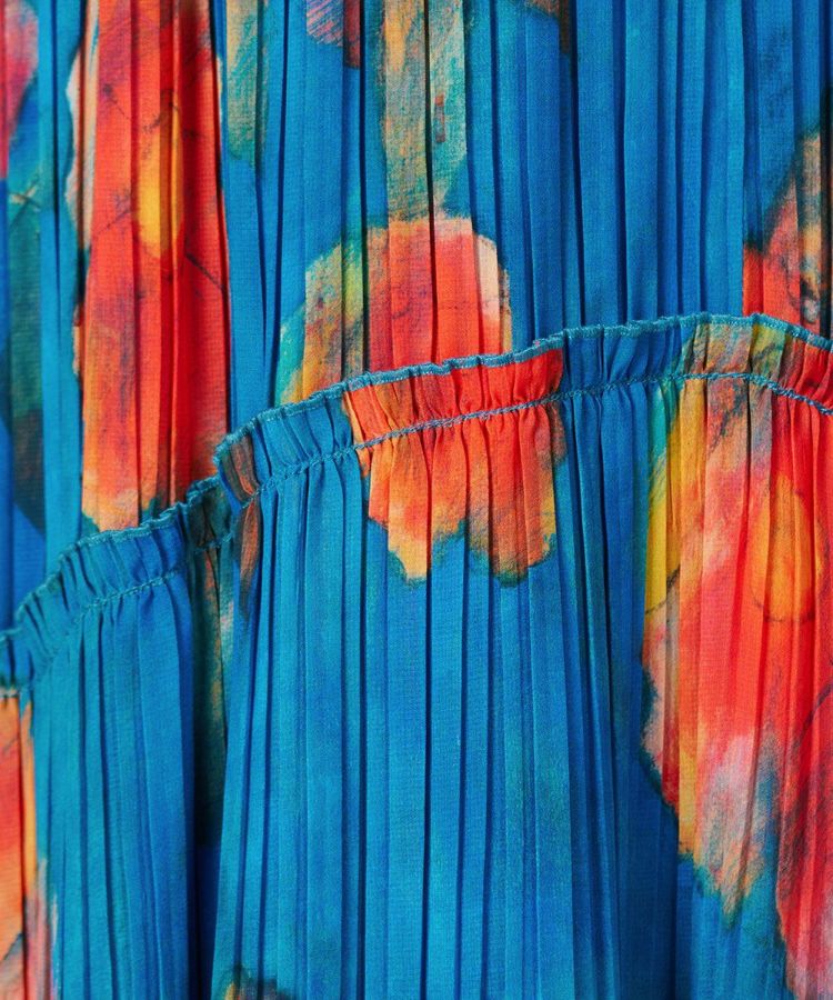 BLACK FRIDAY対象】CORCOVADO / Polyester Ciffon プリーツスカート