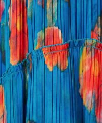 CORCOVADO　コルコバード　限定プリント　シフォン素材　ブラウス　M CORCOVADO / Polyester Chiffon ボウタイブラウス CORCOVADO