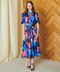 【CORCOVADO】 POLYESTER SATIN ボウタイドレス CORCOVADO】 POLYESTER SATIN ボウタイドレス