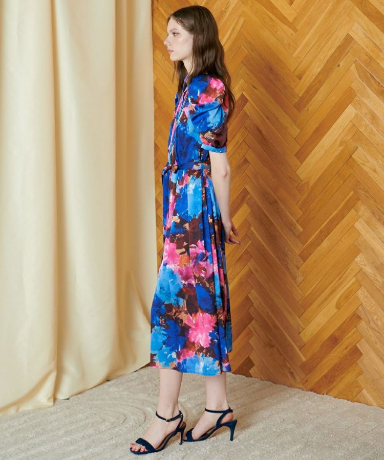 CORCOVADO / Polyester Chiffon ボウタイドレス CORCOVADO Night