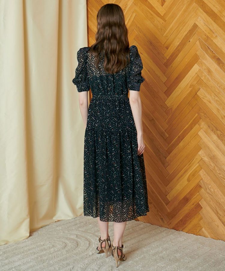 CORCOVADO / フラワーオパールパフスリーブドレス CORCOVADO Night