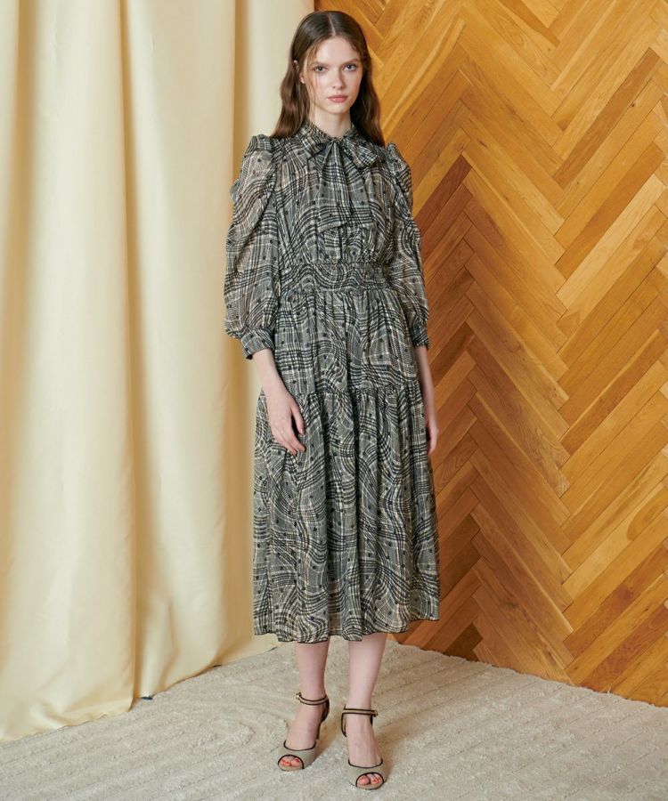CORCOVADO Jersey ボウタイリボンドレス 未使用 24AW CORCOVADO Jersey ボウタイリボンドレス 未使用 24AW - メルカリ