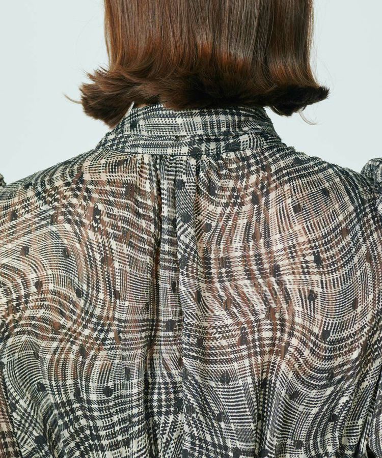 CORCOVADO / Polyester Chiffon ボウタイドレス CORCOVADO Night