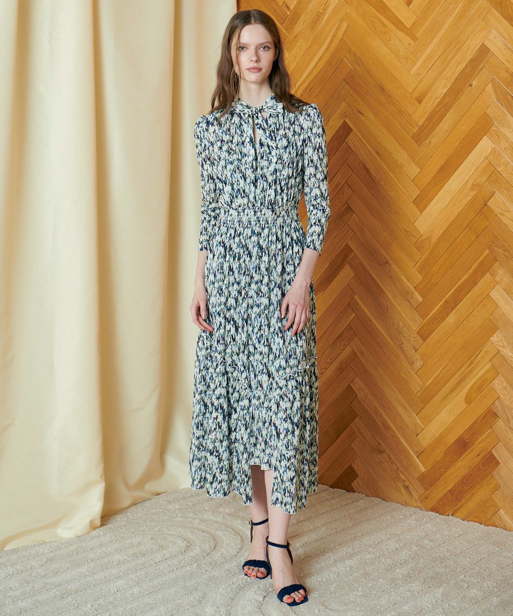 CORCOVADO / Polyester Jersey ボウタイドレス CORCOVADO Night STORE 