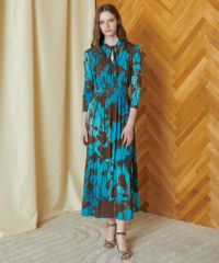 CORCOVADO / Polyester Jersey ボウタイドレス CORCOVADO Night