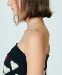 DSC / ハートシャギーモールベアトップ（WEB限定）(SALE) TOPS Night