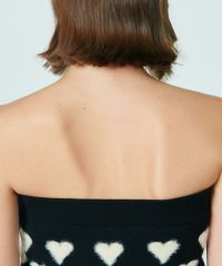 DSC / ハートシャギーモールベアトップ（WEB限定）(SALE) TOPS Night