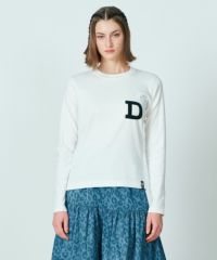 DOUBLE STANDARD CLOTHING ロングスリーブTシャツ　新品 DOUBLE STANDARD CLOTHING tシャツ オリジナル3Dロゴロング