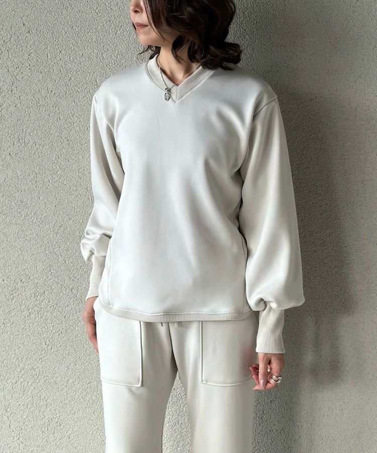 【新品タグ付き】Sov. バルーンスリーブニットトップス 白 2024年モデル 新品タグ付き】Sov. バルーンスリーブニットトップス 白 2024年モデル