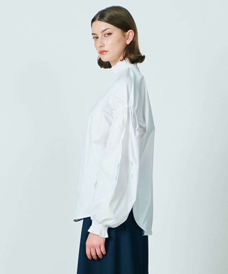 DSC / フリルネックリボンデザインブラウス（WEB限定） TOPS