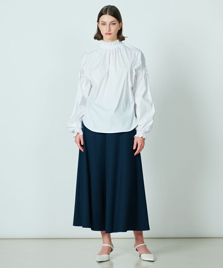 DSC / フリルネックリボンデザインブラウス（WEB限定） TOPS