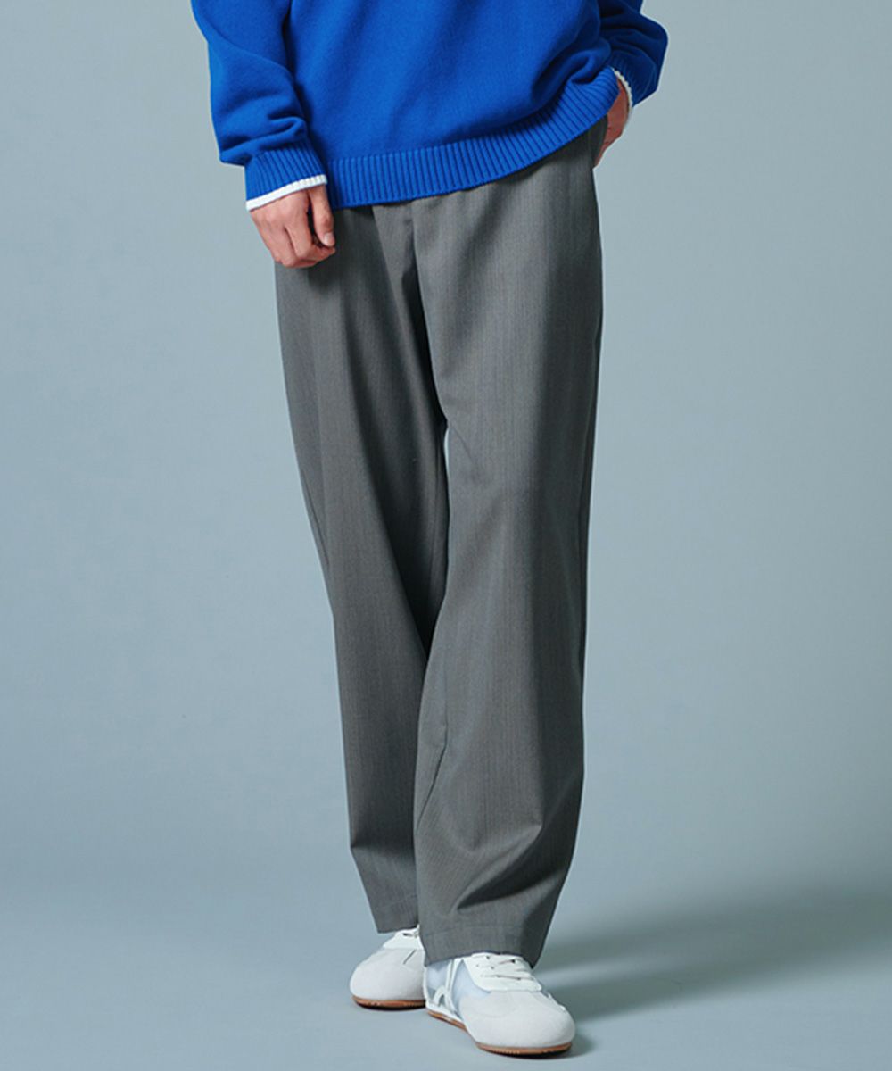 D/him ウールトロピカルストライプスラックス BOTTOMS Night STORE 