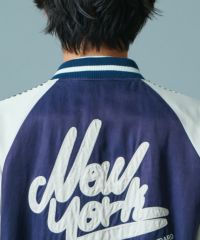 【2025年製 新品】 D/him オリジナル刺繍サテンブルゾン(SALE) OUTERS Night STORE ジャケット・アウター