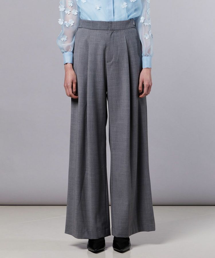 Sov. / GREEN WOOLワイドパンツ BOTTOMS Night STORE | ダブル
