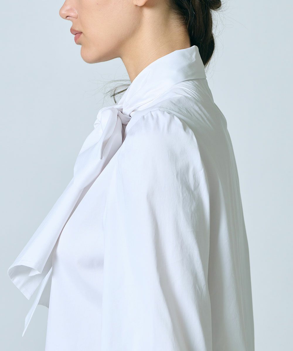 Sov. / パフスリーブボウタイブラウス(SALE) TOPS Night STORE