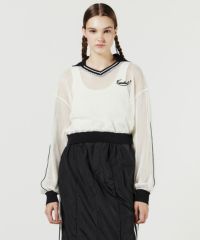 ESSENTIAL / メッシュスキッパープルオーバー TOPS Night STORE