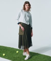 ESSENTIAL / 天竺アシンメトリーロングスリーブTシャツ TOPS