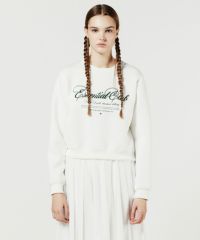 ESSENTIAL / オリジナルロゴダンボールプルオーバー TOPS Night STORE