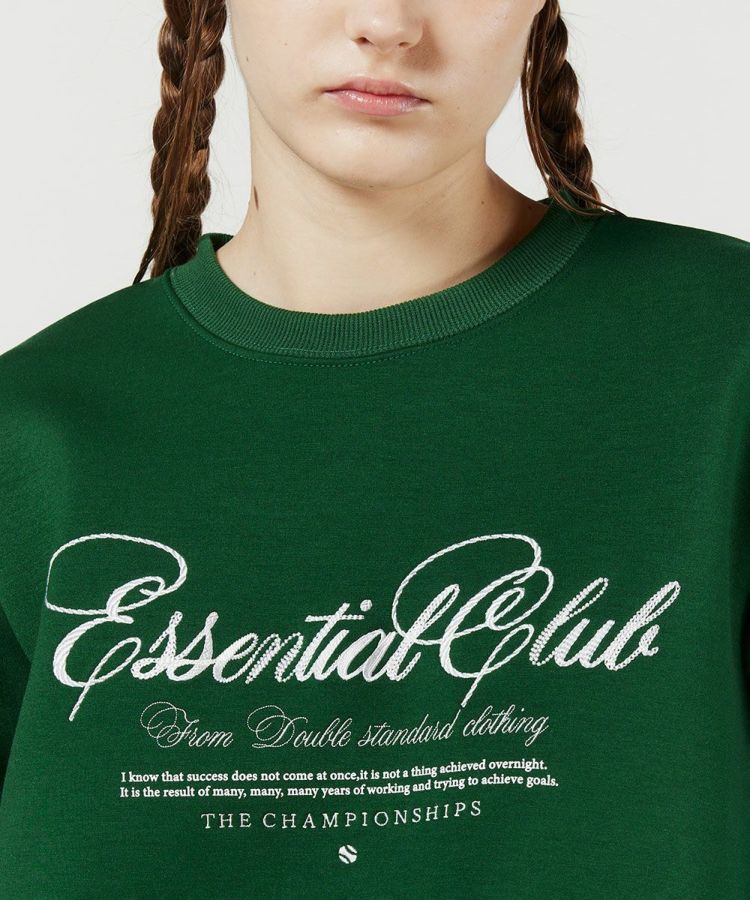 ESSENTIAL / オリジナルロゴダンボールプルオーバー TOPS Night STORE